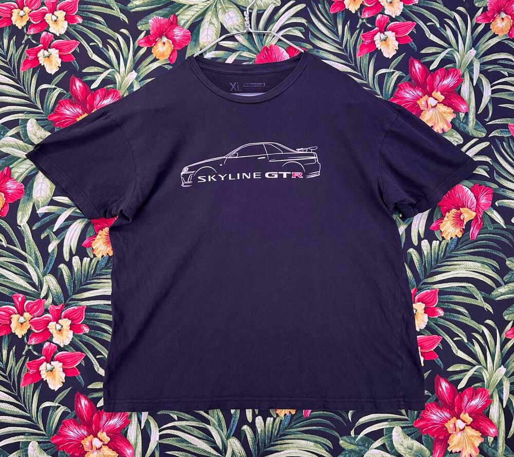 Turner Cult Nissan Skyline R34 Black T-Shirt Size XL